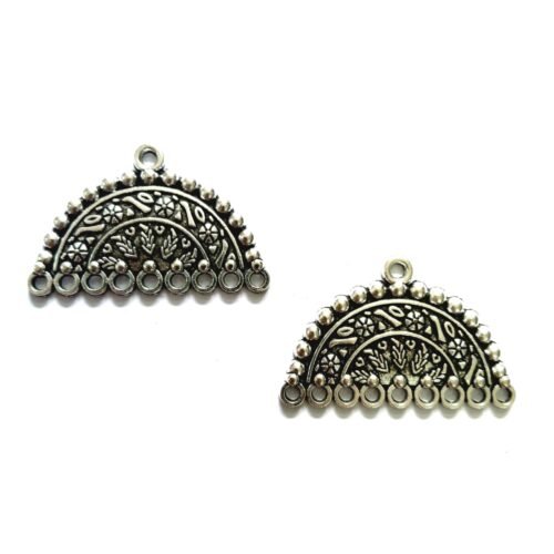 Silver Earring Base 10