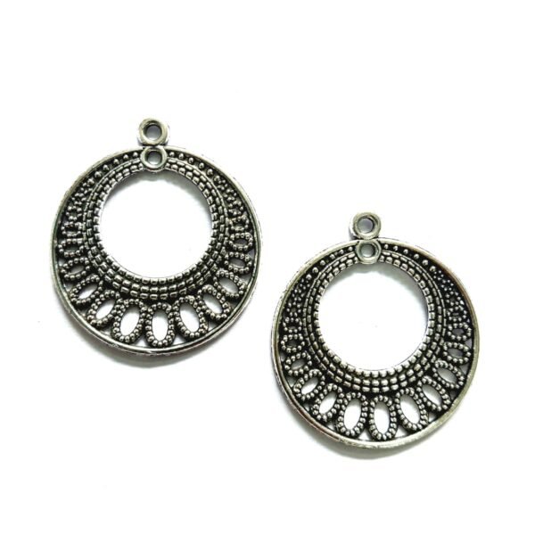 Silver Earring Base 13
