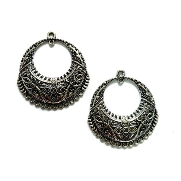 Silver Earring Base 11