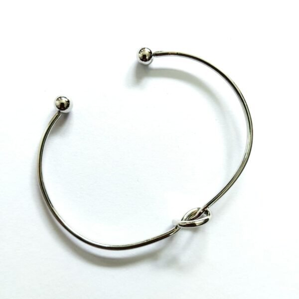 Silver Bangle Bracelet - Image 2