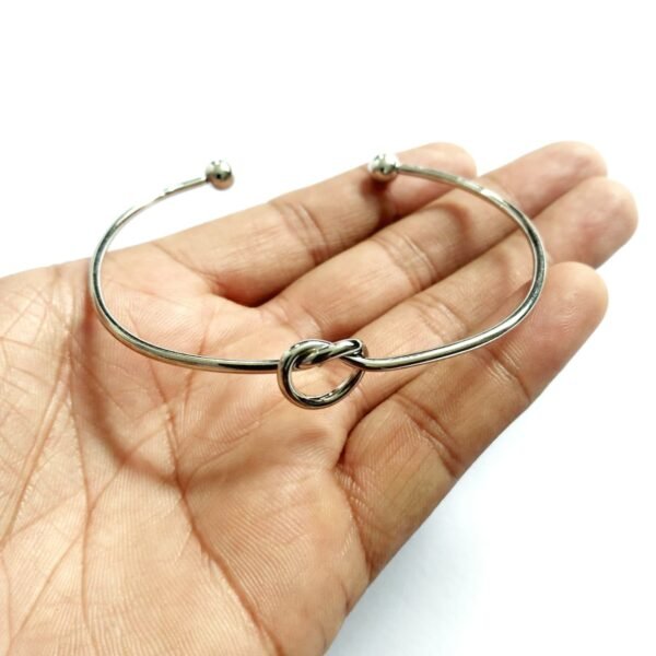 Silver Bangle Bracelet - Image 3