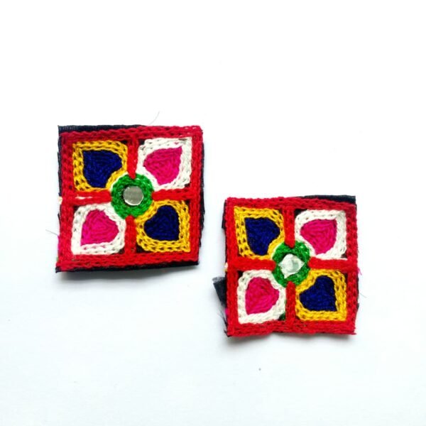 Mini Square Embroidered Patches