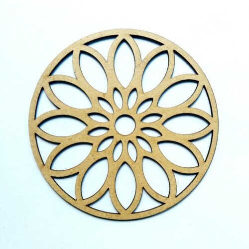 MDF Round Flower Base 1