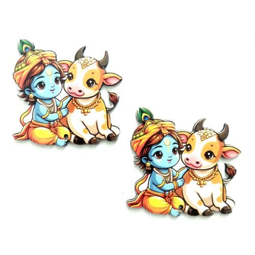 MDF Krishna with Cow