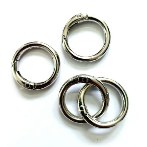 Silver Round Snap Hooks