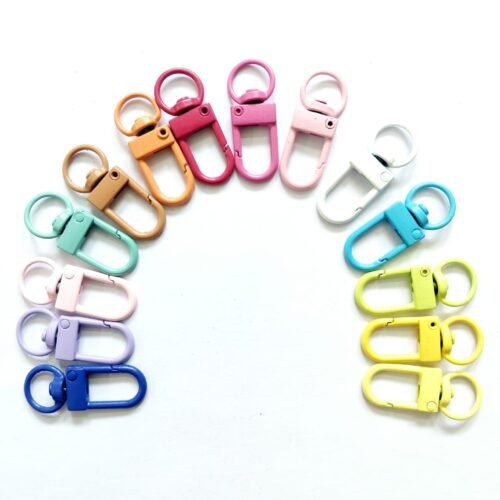 Multicolour Lobster Claw Clasps