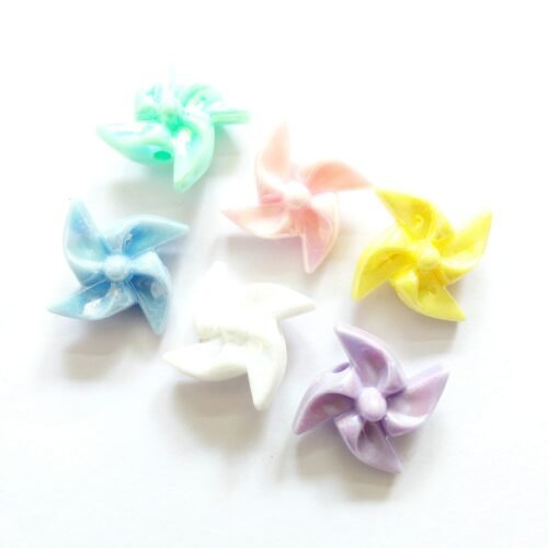 Pastel Windmill Beads