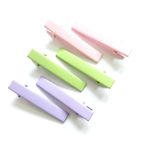 Metal Hair Clips - Pastel Color