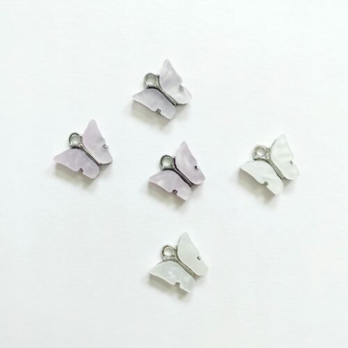 Mixed Silver Butterfly 16