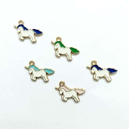 Enamel Mixed Pendant 1 - Unicorn