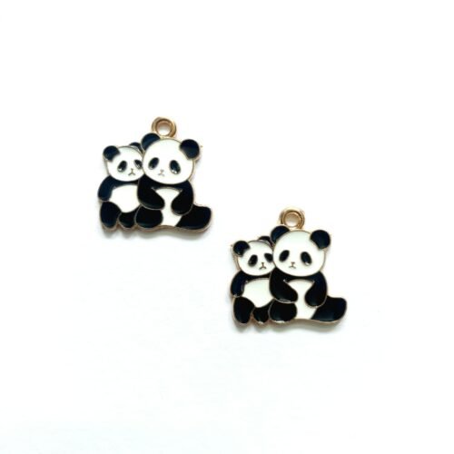 Enamel Panda Pendant 3