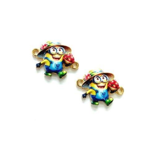 3D Metal Minion Charms 3