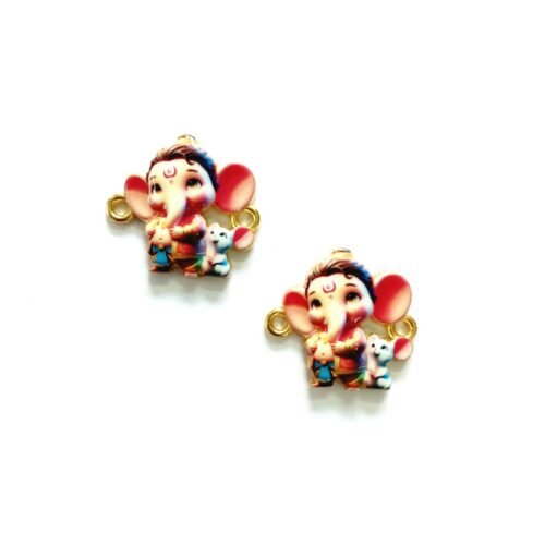 3D Metal Bal Ganesh Charms