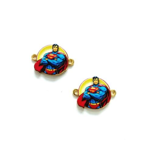 3D Metal Superman Charms 2