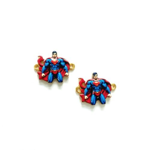 3D Metal Superman Charms