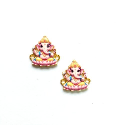 3D Metal Ganesha Charms 5