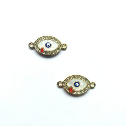 Diamond Studded Evil Eye Charms 23