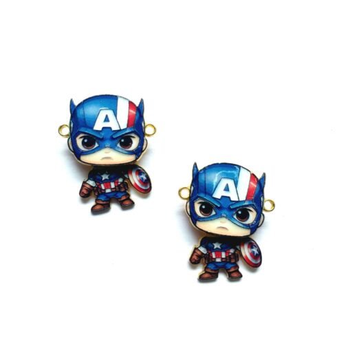 3D Captain America Dancing Charms