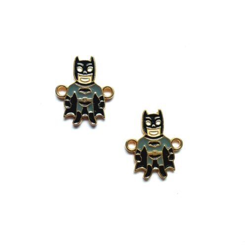 Enamel Batman Charms
