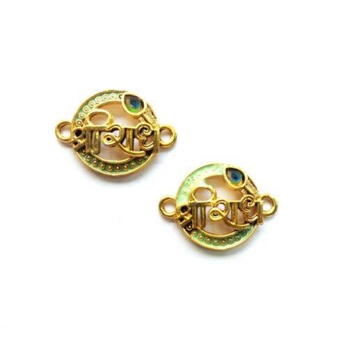 Enamel Shri Radhe Charms