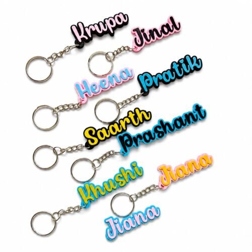 Customize 3D Printed Name Keychain