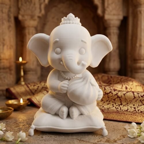 3D Printed Bal Ganesha Idol 1